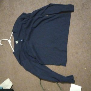 Blue Button Down Pajama Shirt